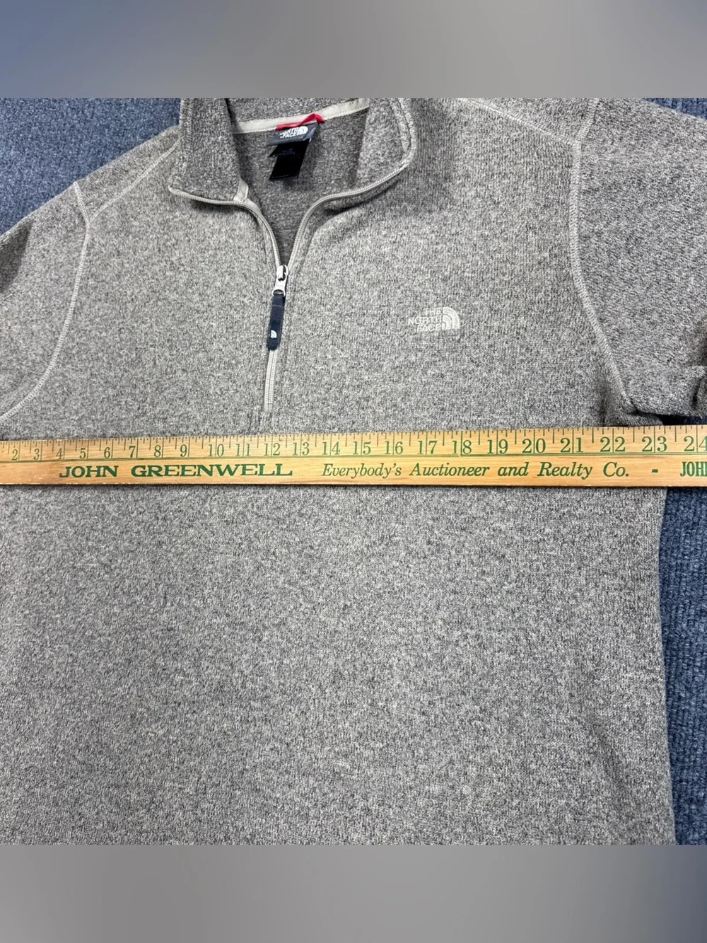 The North Face Fleece Pullover Mens XL Brown Quarter Zip Knit Gorpcore